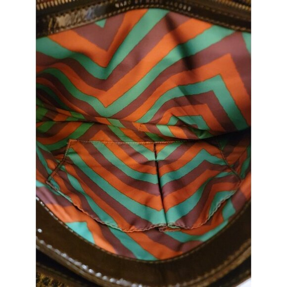 Marc By Marc Jacob Brown Patent Leather Handbag - Picture 4 of 6